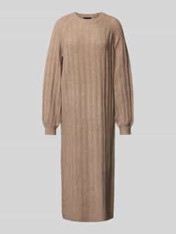 Pieces Gebreide jurk met ballonmouwen model 'MAGGY'