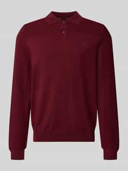 BOSS Green relaxed fit poloshirt met wol model 'KN_Momentum-X PL'