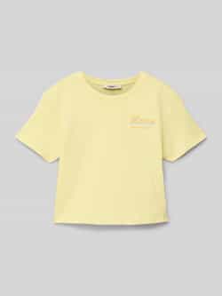 Garcia T-shirt met labelstitching
