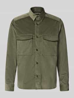Drykorn Regular fit overhemdjack van corduroy model 'CORDUROY OVERSHIRT'