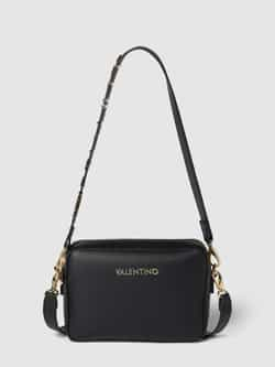 Valentino by Mario Valentino Alexia Camera Tas Zwart Leer Look Black Dames