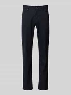 BRAX Regular fit linnen broek in 5-pocketmodel model 'CADIZ'