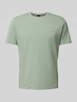 Boss T-shirt met labelstitching model 'MIX&MATCH'