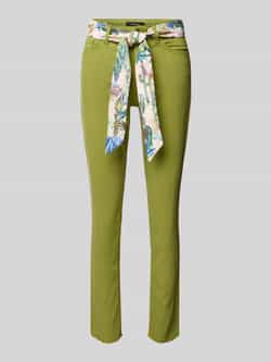 Marc Cain Jeans met stoffen riem