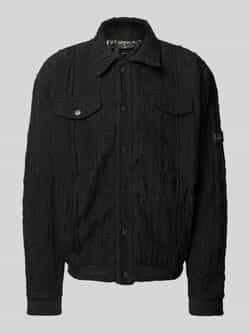 Carlo colucci Regular fit blouson met labelpatch