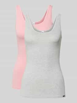 SKINY Tanktop met labeldetail in een set van 2 stuks