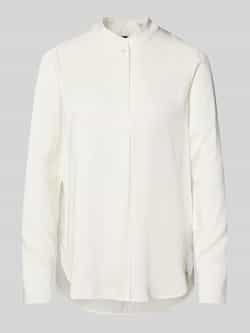 Marc Cain Satin-Optik Blouse met Elegant Detail White Dames