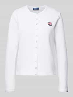 Polo Ralph Lauren Gebreid jack met drukknoopsluiting
