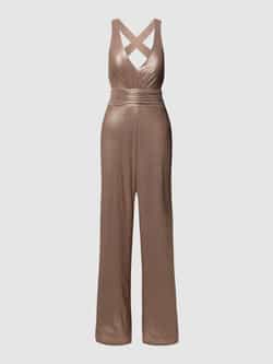 V.M. Jumpsuit met effectgaren