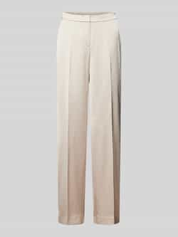 Comma Straight leg stoffen broek met elastische band