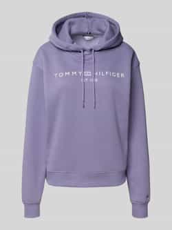 Tommy Hilfiger Regular fit hoodie van katoenmix