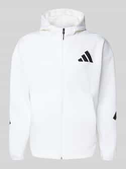 Adidas Hooded Track Jacket met volledige rits Wit White Heren