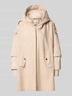 Beaumont Amsterdam Relaxed fit lange jas met linnen