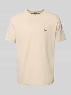 BOSS Green T-shirt met labelprint
