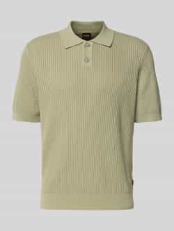 Boss Orange Relaxed fit poloshirt van een mix van katoen en kapok