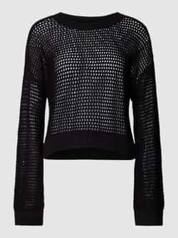 Vero Moda Gebreide pullover met extra brede schouders model 'MADERA'