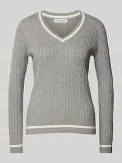 Christian Berg Woman Gebreide pullover met ribboorden
