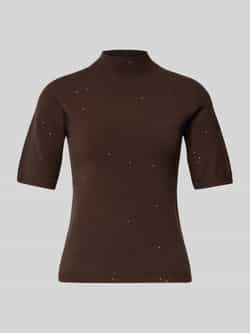 Liu Jo White Gebreid shirt met opstaande kraag