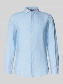 Superdry Regular fit linnen overhemd met haaikraag model 'Vacation'