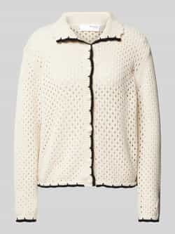 Selected Femme Gebreid jack met platte kraag model 'KENYA'