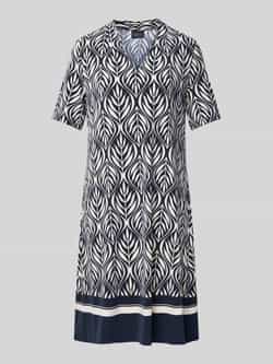 S.Oliver BLACK LABEL Soepele mini-jurk met all-over motief