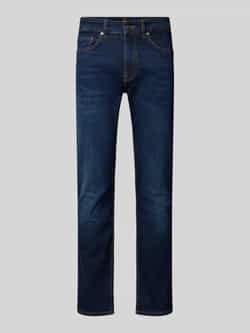 Hugo Boss Slim-Fit Jeans met Verborgen Rits Blue Heren