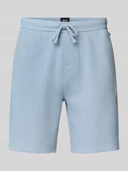Boss Regular fit sweatshorts van katoenmix