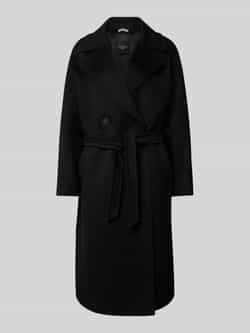 Weekend Max Mara Lange kasjmier jas met strikceintuur model 'CASCIA'