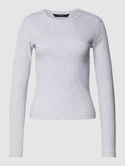 Vero Moda Slim fit shirt met lange mouwen met katoen model 'CHLOE'