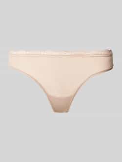 Calvin Klein Underwear String met kantgarnering
