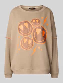 Miss goodlife Relaxed fit sweatshirt met motiefprint