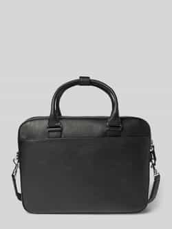 Tiger Of Sweden Leren handtas met label in reliëf model 'Bosun'