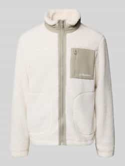 Jack & jones Fleecejack met opstaande kraag en borstzak model 'SHO'