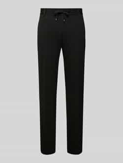 JOOP! Collection Slim fit broek van viscosemix met tunnelkoord model 'Sake'