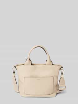 Abro Leren shopper met labelopschrift model 'RAQUEL'
