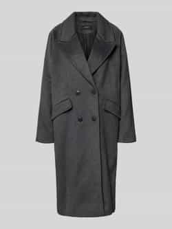 Vero Moda Regular fit lange wollen jas met dubbele knoopsluiting model 'HARPER'
