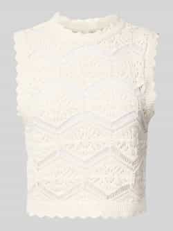 Only Regular fit tricottop van katoenmix model 'FRIDA LIFE'