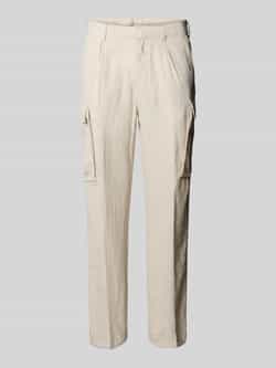 Polo Ralph Lauren Cargobroek van linnen met labeldetail