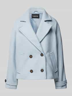 B.Young Lange jas met reverskraag model 'Cilia'