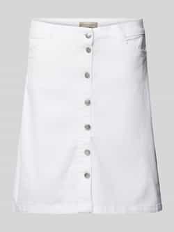 Soyaconcept Knielange rok met knoopsluiting model 'Erna'
