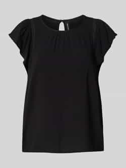 Vero Moda Blouse met korte mouwen VMBELLA SS LACE TOP WVN GA NOOS