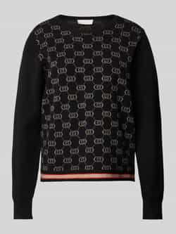 LIU JO SPORT Gebreide pullover met labeldetails
