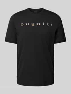 Bugatti T-shirt met logoprint