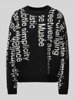 Copenhagen Muse Stijlvolle Muse Pullover in MIBRA-stijl Black Dames