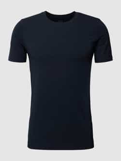 Schiesser T-shirt met labeldetail