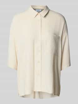Moves Blouse van een mix van viscose en linnen model 'Elise'