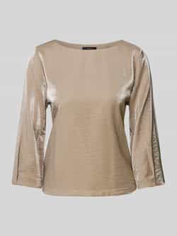 Opus Blouse met Lange Mouwen en Flixi Beige Dames