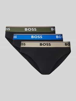 Boss Slip met elastische band met label in een set van 3 stuks model 'Power'