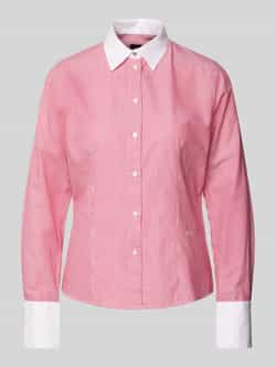 Boss Orange Overhemdblouse met labelstitching model 'Barbyna'