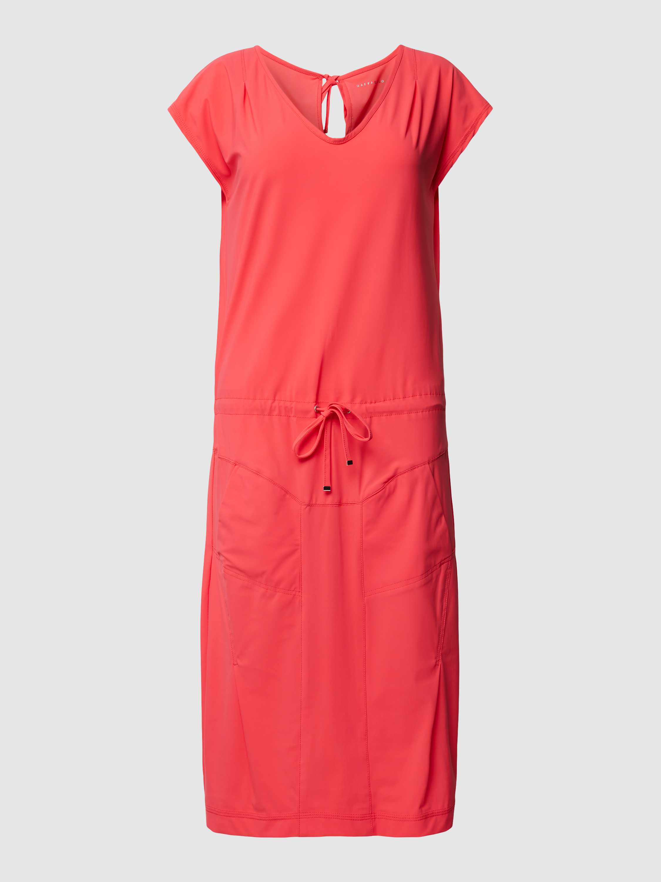 RAFFAELLO ROSSI Knielange jurk met vetersluiting model 'GIRA'